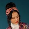 Powder Amethyst Wisteria Elasticated Headband Loungewear And Accessories