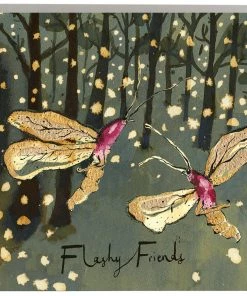 Anna Wright Art Cards And Gift Wrap Flashy Friends - Card