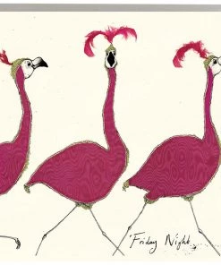 Anna Wright Art Cards And Gift Wrap Friday Night - Card