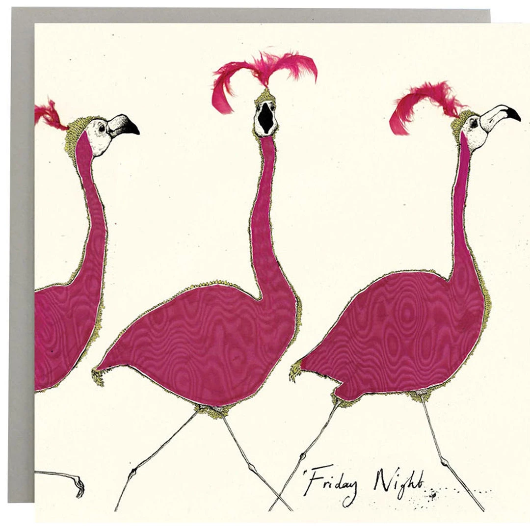 Anna Wright Art Cards And Gift Wrap Friday Night - Card