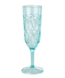 Rice By Rice Last Chance To Buy Acrylic Champagne Flute In Mint