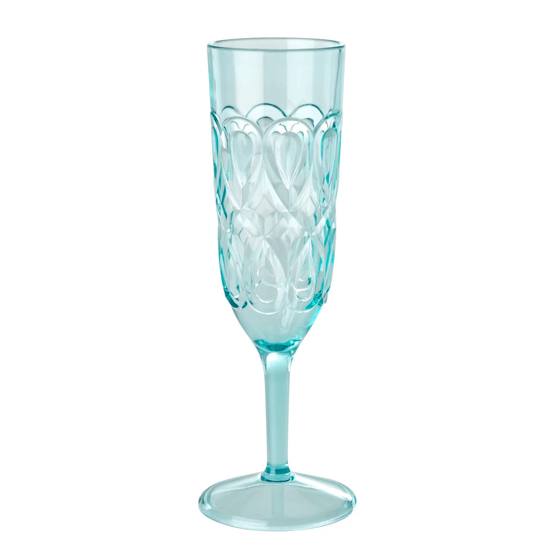 Rice By Rice Last Chance To Buy Acrylic Champagne Flute In Mint