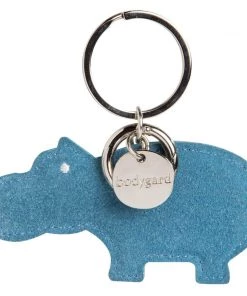 Rader Suede Hippo Keyring