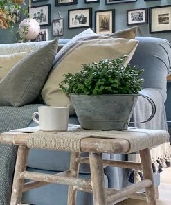 Chic Antique Flowers & Plants French Flower Pot With Handle 23cm