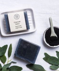 Wild Sage + Co Wellbeing Charcoal Detox Soap