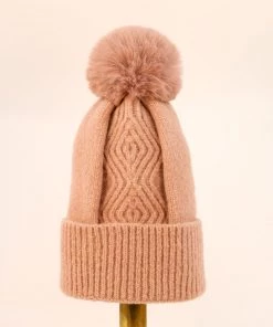 Powder Loungewear And Accessories Bobble Hat In Pink