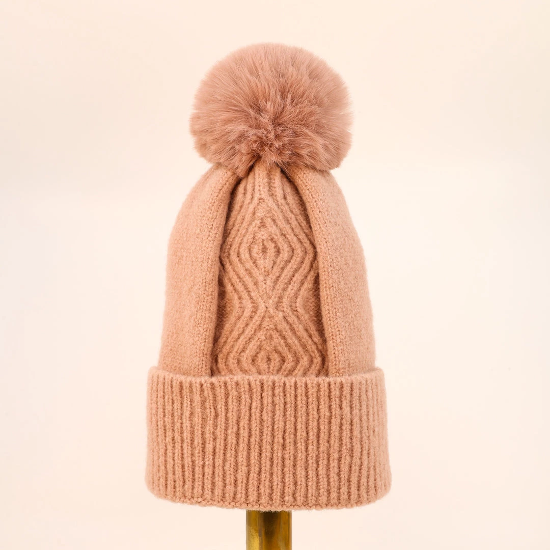 Powder Loungewear And Accessories Bobble Hat In Pink