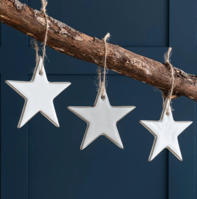 Garden Trading Glazed Ceramic Star Decoration