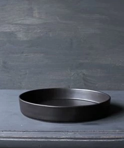 Also Home Last Chance To Buy Black Ceramic Low Serving Dish