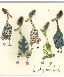 Anna Wright Art Cards And Gift Wrap Ladies Who Lunch Greetings Card