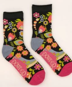 Powder Loungewear And Accessories Women's Scandinavian Flora Socks