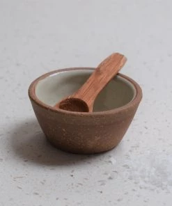 Raine & Humble Stoneware Pinch Pot & Spoon