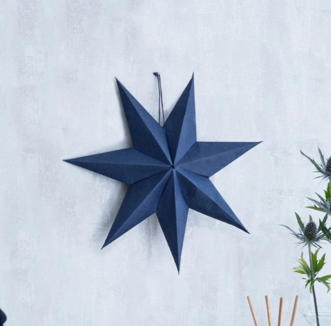 Garden Trading Ink Paper Star Decoration 45cm CHRISTMAS