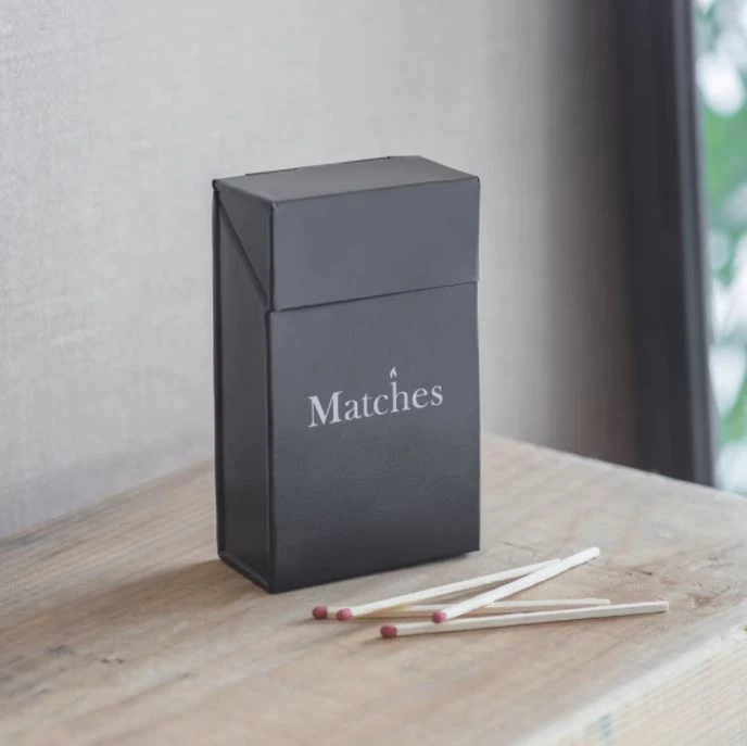Garden Trading Match Box Forest Carbon Grey Candle Holders & Accessories