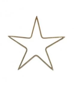 Nkuku Solid Brass Star Large