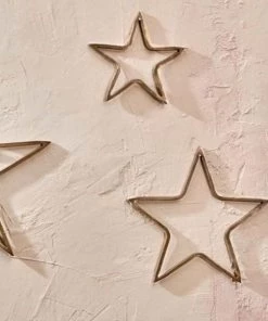 Nkuku Last Chance To Buy Solid Brass Star Medium