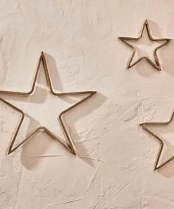 Nkuku Solid Brass Star Large