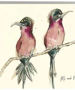 Anna Wright Art Mr & Mrs - Card