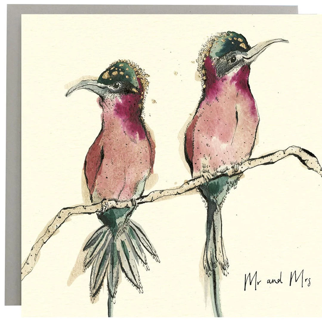 Anna Wright Art Mr & Mrs - Card