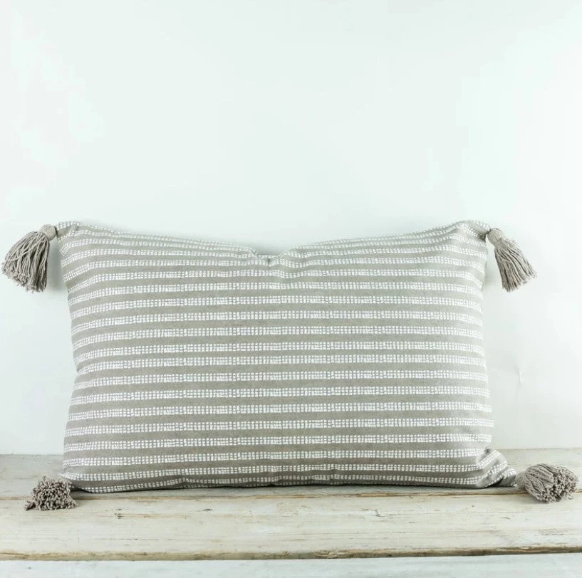 Also Home Cushions Taupe Printed Cushion