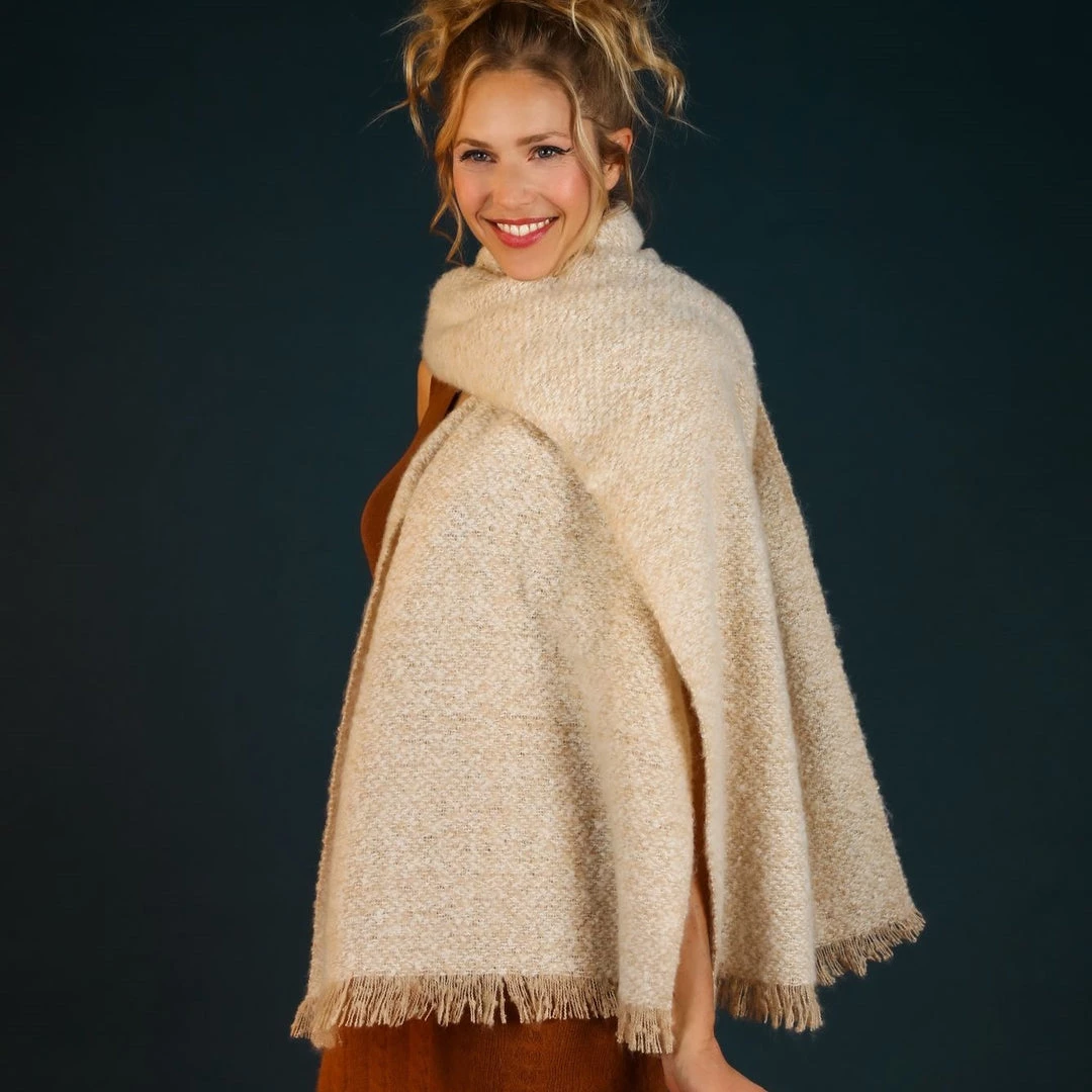 Powder Loungewear And Accessories Cosy Oatmeal Scarf