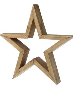 Heaven Sends Decorative Accessories Rustic Wood Star Decoration
