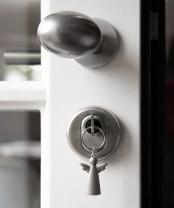Rader Silver Angel Keyring Loungewear And Accessories