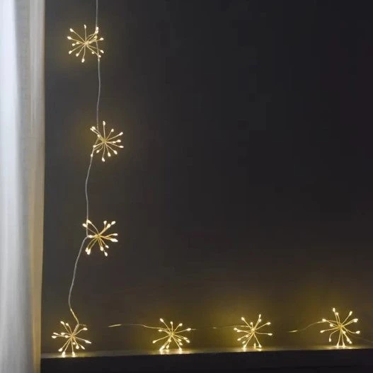 Lightstyle London Ltd Starburst LED Light String Silver Lighting
