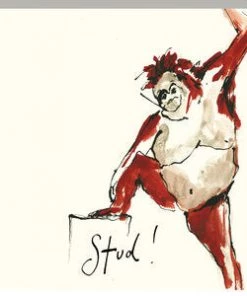 Anna Wright Art Cards And Gift Wrap Stud! - Card