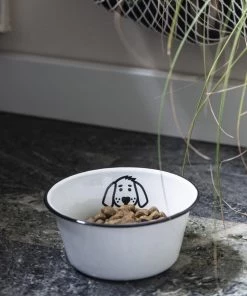 IB Laursen Small Enamel Dog Bowl