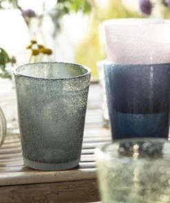 IB Laursen Handblown Bubble Glass In Smoke Kitchen & Dining