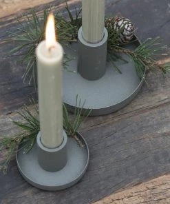 IB Laursen Candle Holder Dusty Green Candle Holders & Accessories