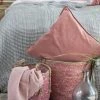 IB Laursen Velvet Cushion Pale Coral