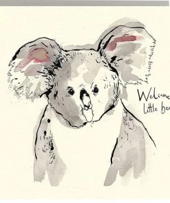 Anna Wright Art Welcome Little Bear Card Cards And Gift Wrap