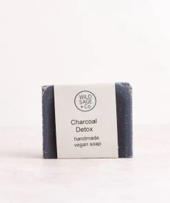 Wild Sage + Co Wellbeing Charcoal Detox Soap