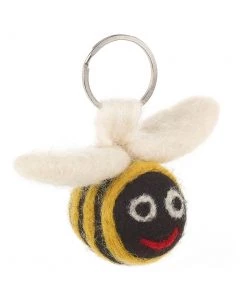 Felt So Good Handmade Felt Bee Keyring