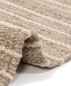 Chalk UK Cotton And Jute Striped Rug 130 X 70cm Sheepies, Rugs & Mats