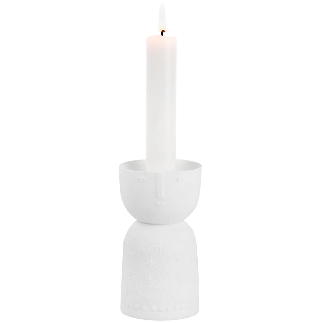 Rader Last Chance To Buy Stella Ceramic Smiling Candle Holder