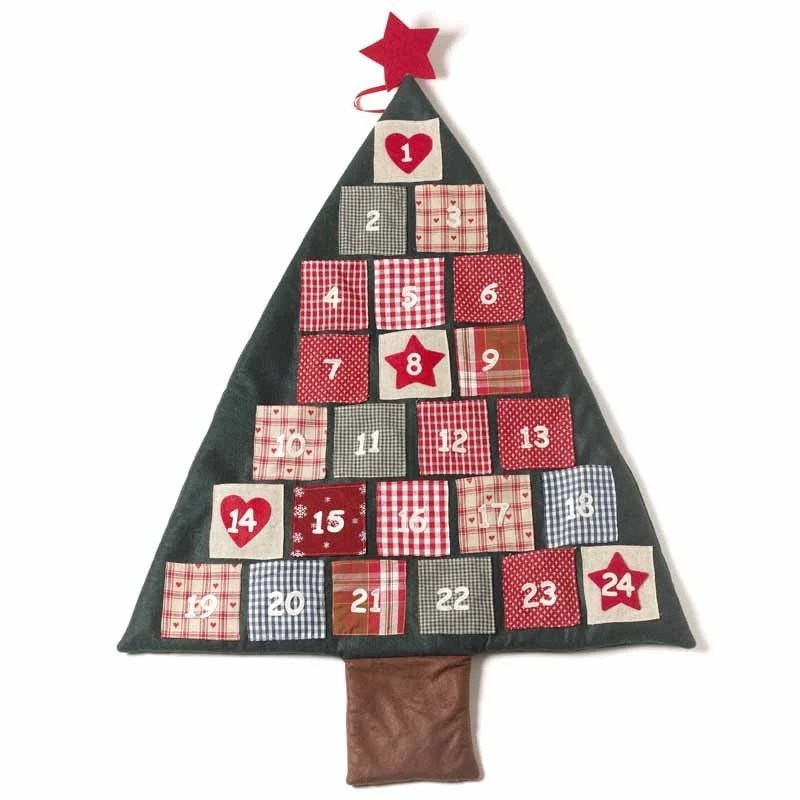 Heaven Sends Fabric Christmas Tree Reusable Advent Calendar