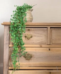 Gisela Graham Trailing Faux String Of Hearts Flowers & Plants