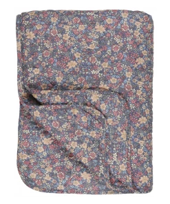 IB Laursen Blue And Pink Floral Quilt Garden & Outdoors