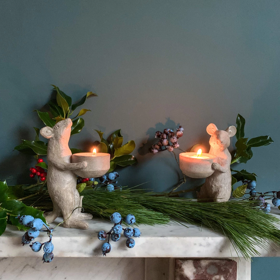 Parlane Candle Holders & Accessories Thoughtful Mouse Tealight Holder