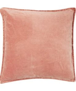 IB Laursen Velvet Cushion Pale Coral