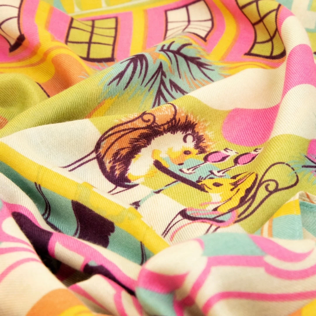 Powder Last Chance To Buy Promenade Print Scarf