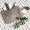 Parlane Last Chance To Buy Faux Fur Washbag In Grey