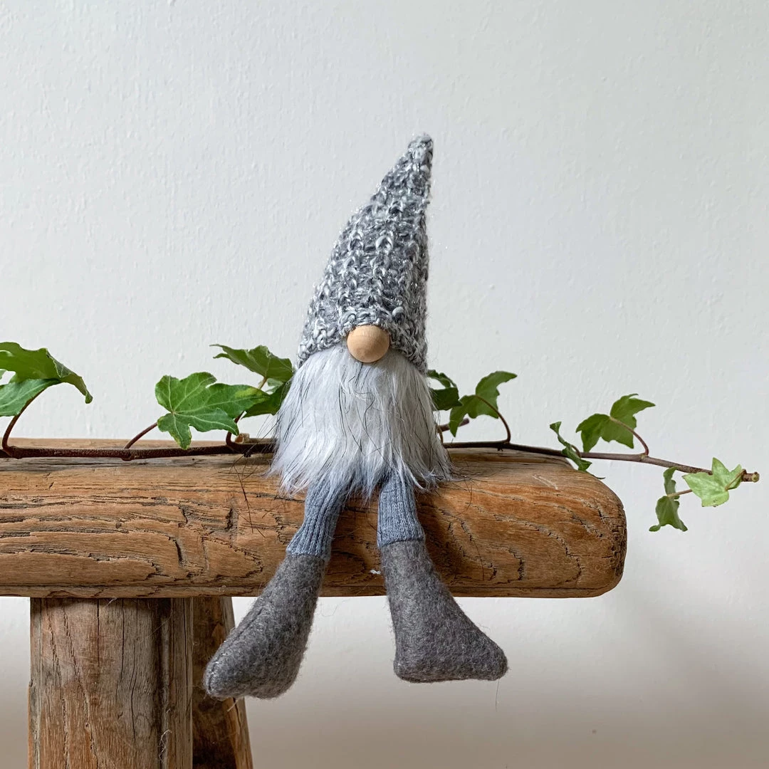 Wikholm Mini Light Grey Christmas Gonk