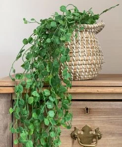 Gisela Graham Trailing Faux String Of Hearts Flowers & Plants