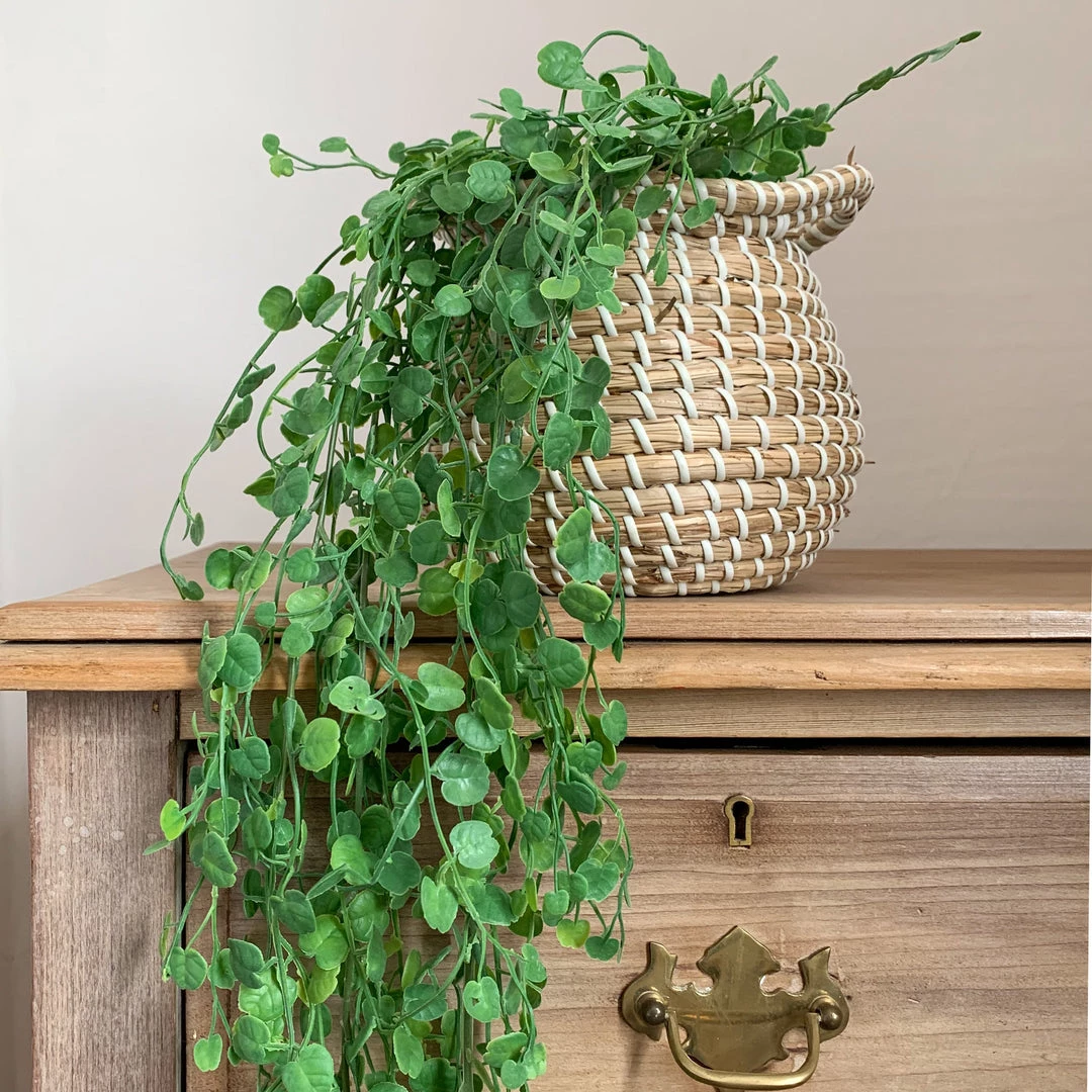 Gisela Graham Trailing Faux String Of Hearts Flowers & Plants