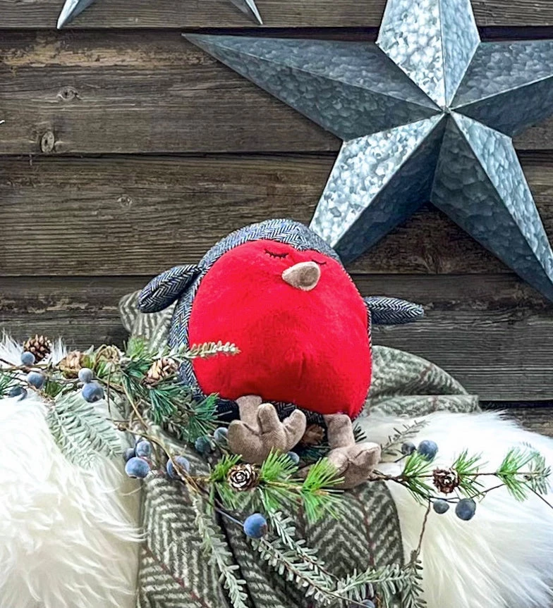 Parlane Robin Doorstop CHRISTMAS