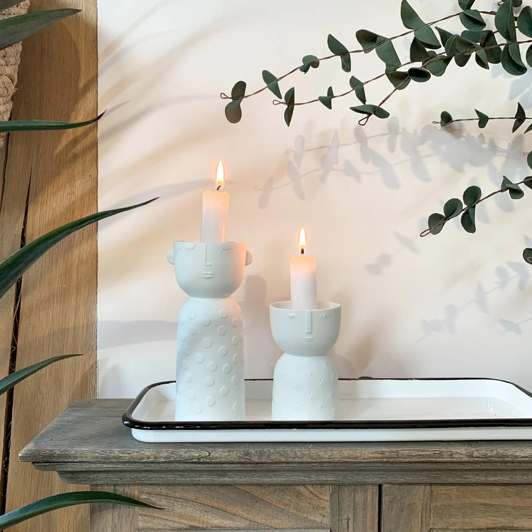 Rader Last Chance To Buy Stella Ceramic Smiling Candle Holder